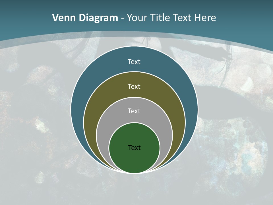 A Woman With Long Hair Standing In Front Of A Blue Background PowerPoint Template