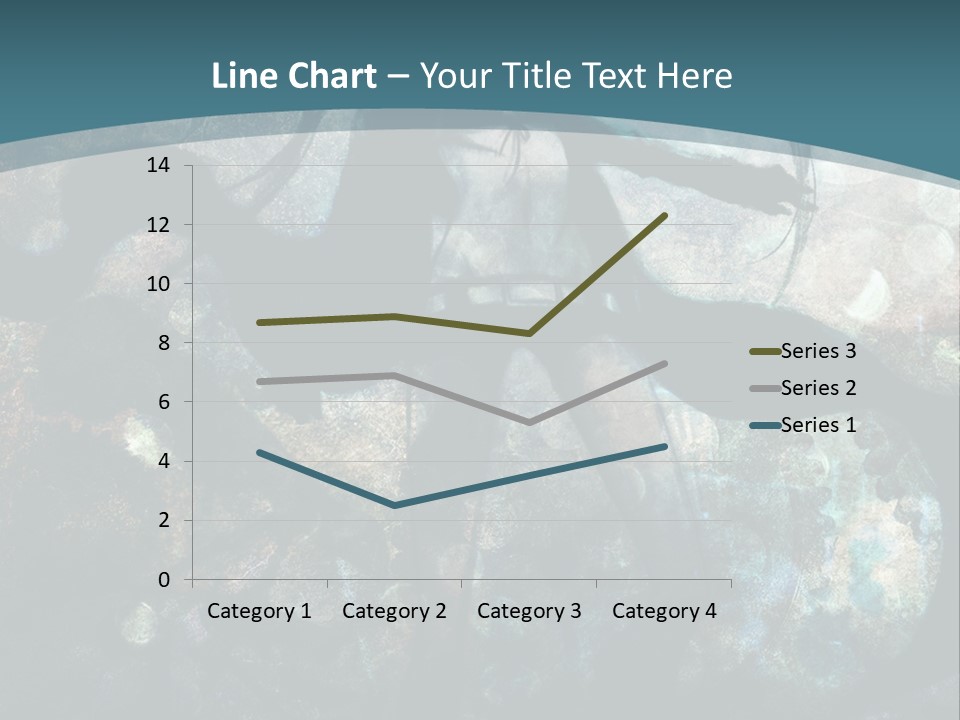 A Woman With Long Hair Standing In Front Of A Blue Background PowerPoint Template
