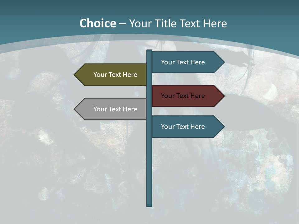 A Woman With Long Hair Standing In Front Of A Blue Background PowerPoint Template