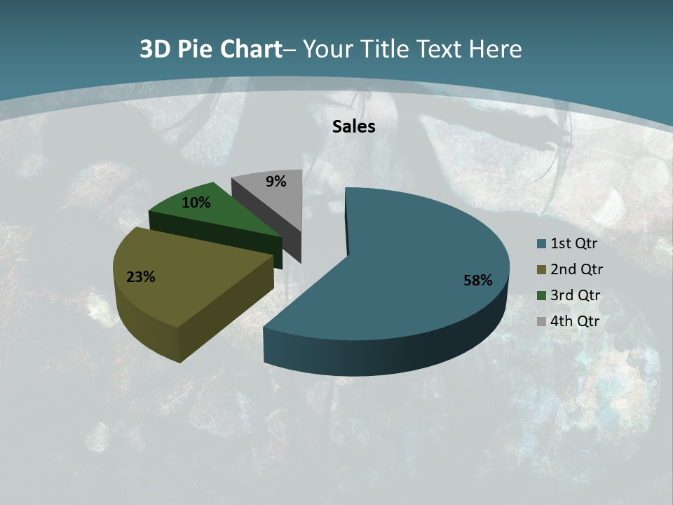 A Woman With Long Hair Standing In Front Of A Blue Background PowerPoint Template