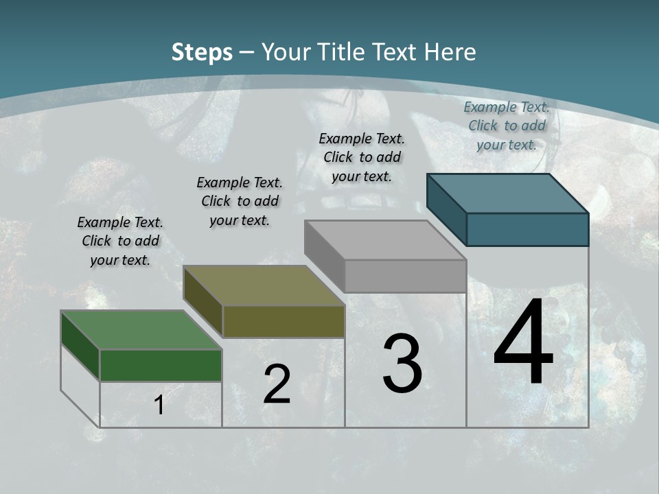 A Woman With Long Hair Standing In Front Of A Blue Background PowerPoint Template