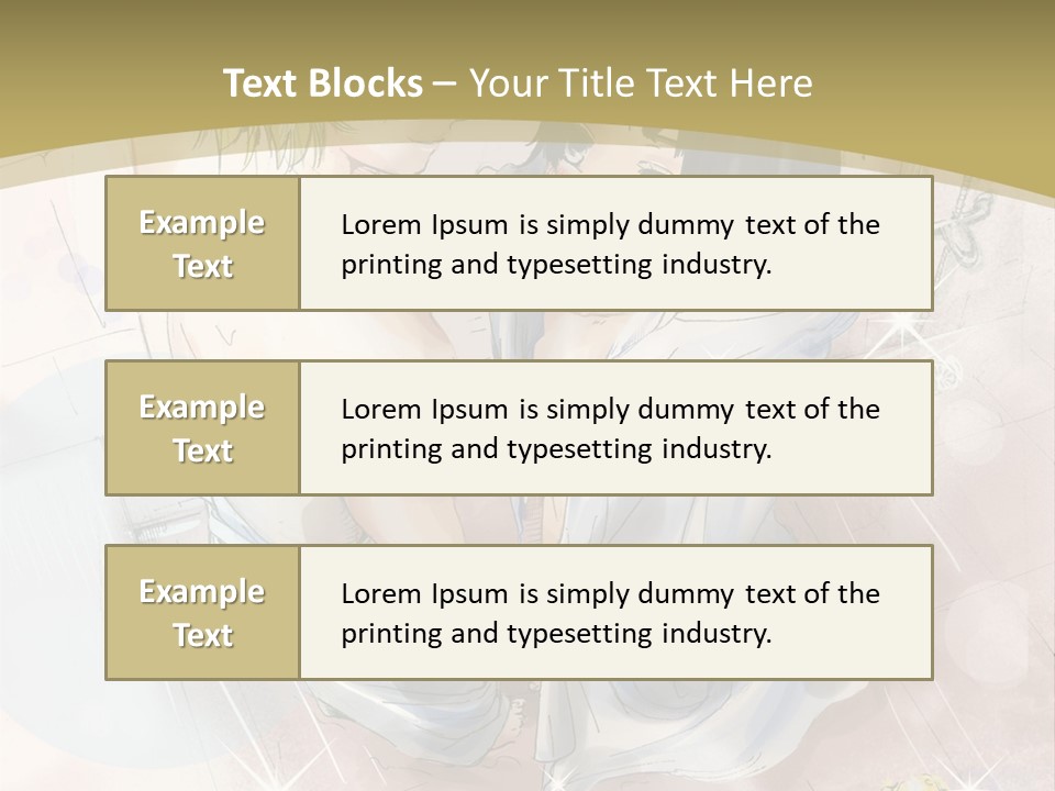 A Couple Of Anime Characters Sitting Next To Each Other PowerPoint Template