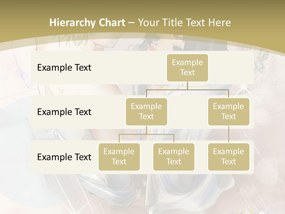 A Couple Of Anime Characters Sitting Next To Each Other PowerPoint Template