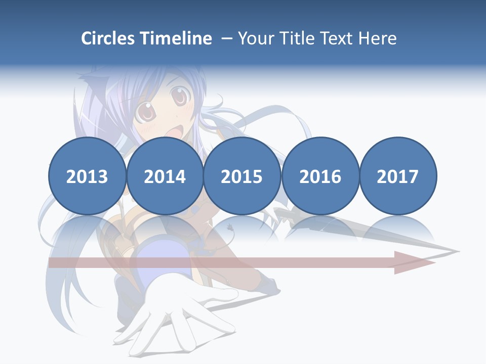 A Anime Character With A Sword On A White Background PowerPoint Template