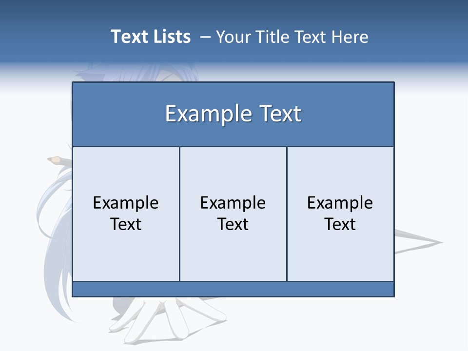 A Anime Character With A Sword On A White Background PowerPoint Template