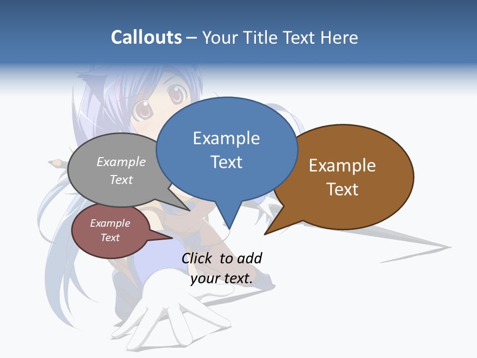 A Anime Character With A Sword On A White Background PowerPoint Template