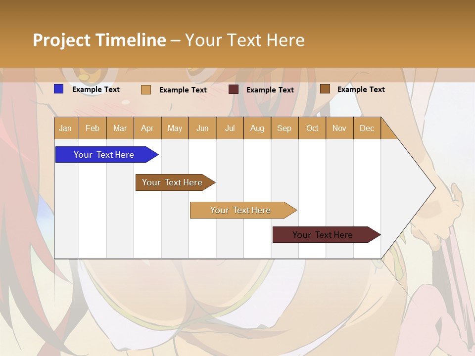 A Woman In A Bikini With A Hat On Her Head PowerPoint Template