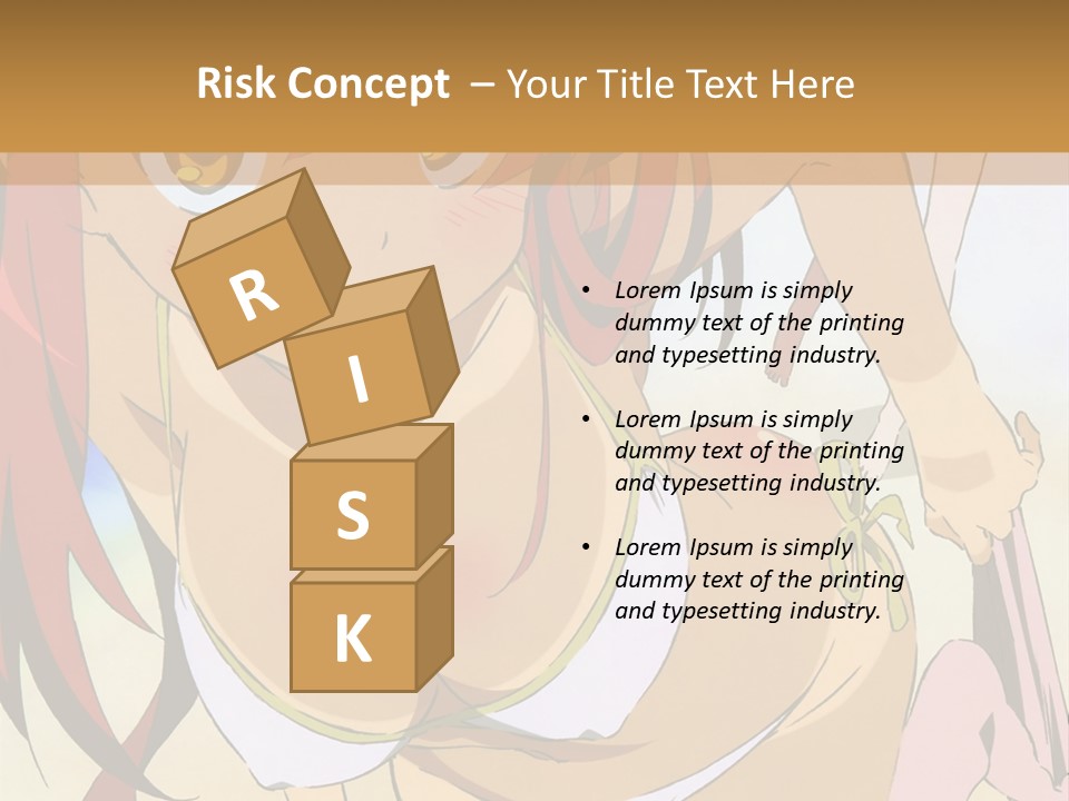 A Woman In A Bikini With A Hat On Her Head PowerPoint Template