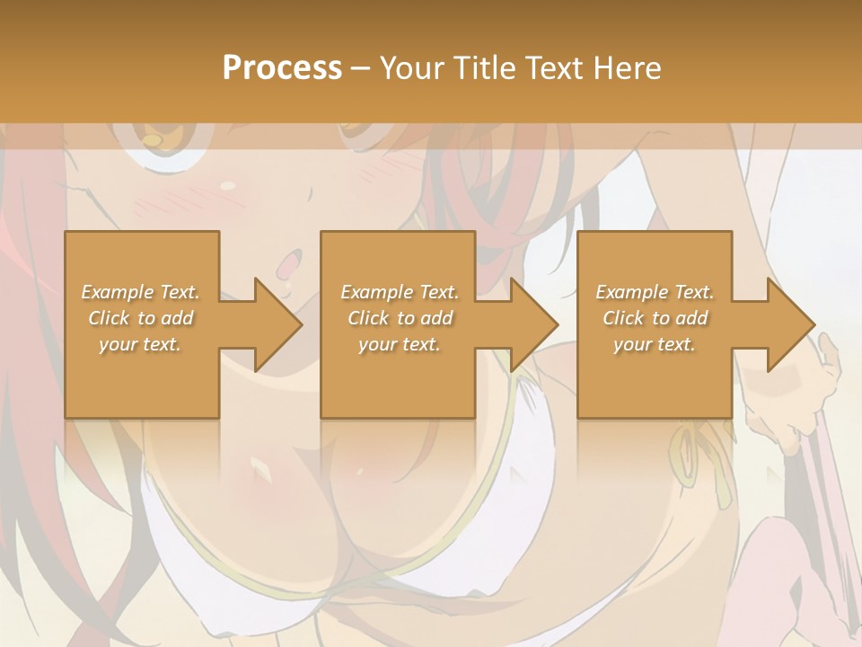 A Woman In A Bikini With A Hat On Her Head PowerPoint Template