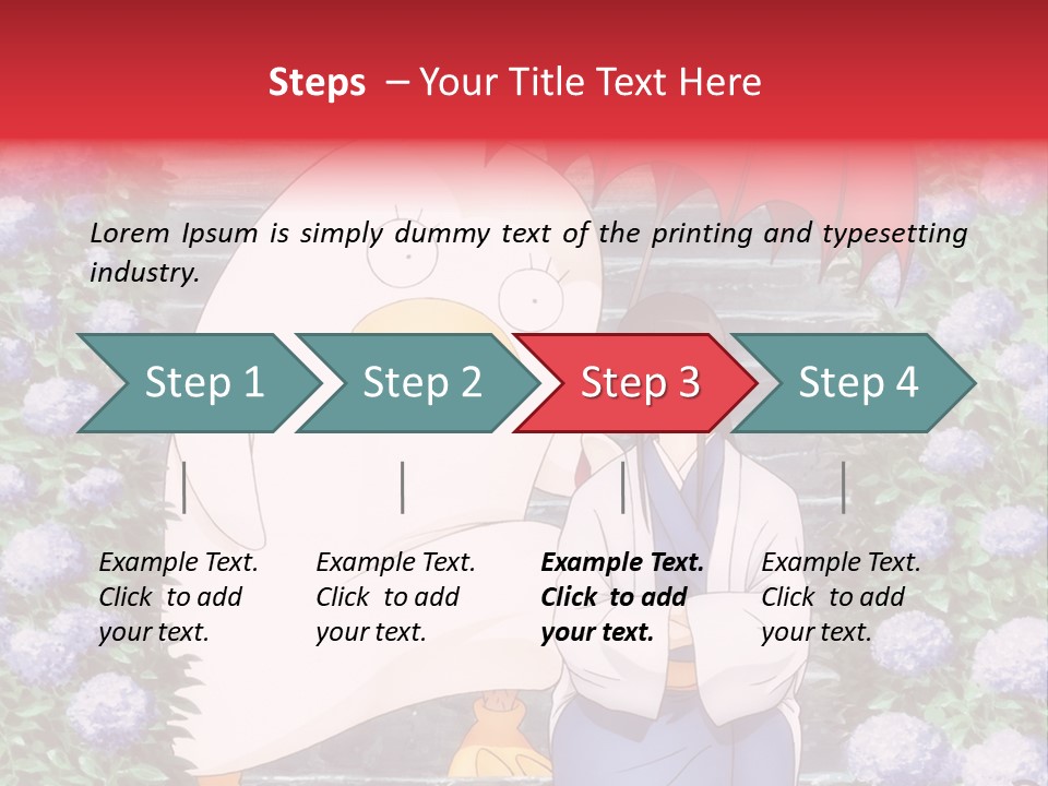 A Woman Holding An Umbrella Next To A Chicken PowerPoint Template