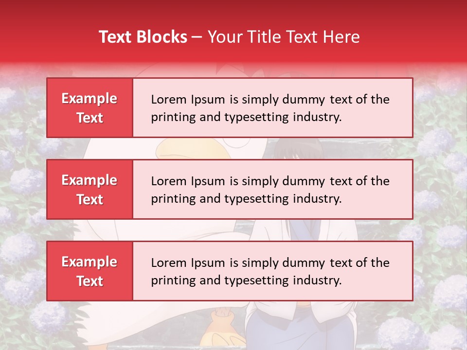 A Woman Holding An Umbrella Next To A Chicken PowerPoint Template