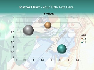 A Couple Of Anime Characters Hugging Each Other PowerPoint Template