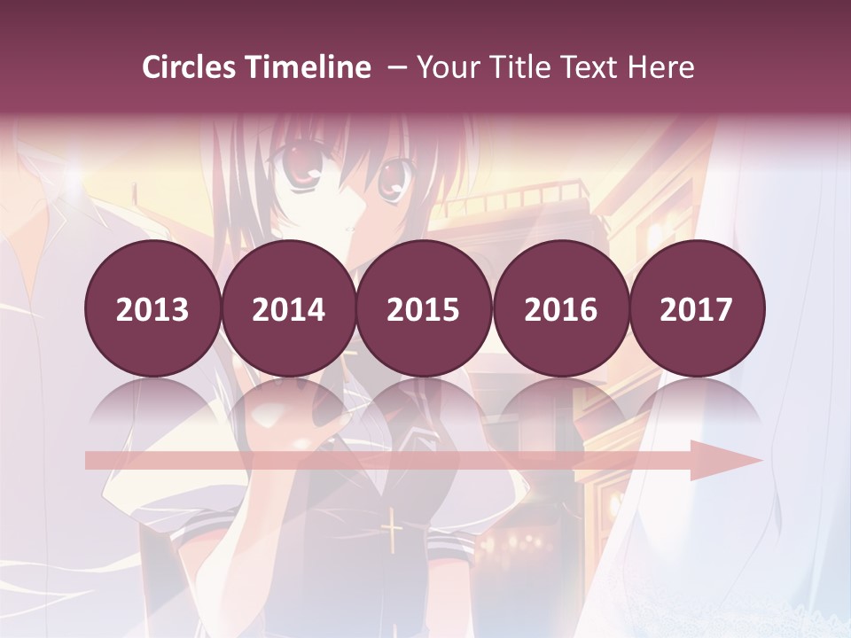 A Couple Of Anime Characters Standing Next To Each Other PowerPoint Template