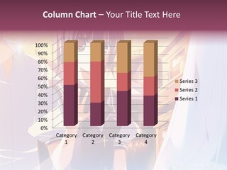 A Couple Of Anime Characters Standing Next To Each Other PowerPoint Template