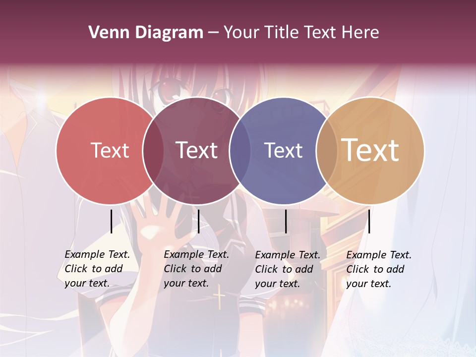 A Couple Of Anime Characters Standing Next To Each Other PowerPoint Template