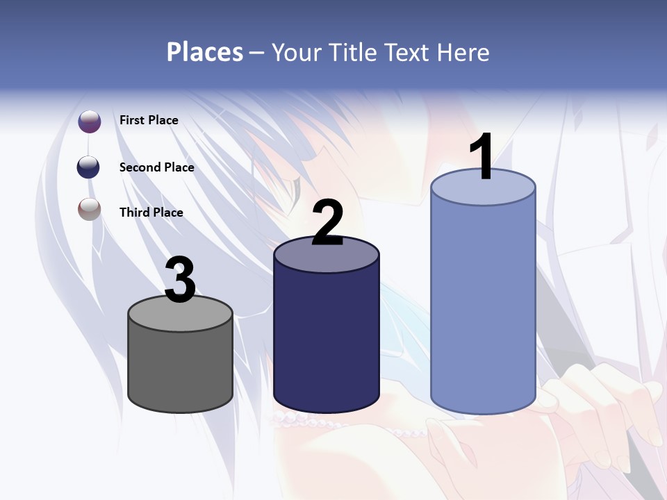 A Couple Kissing In Front Of A White Background PowerPoint Template