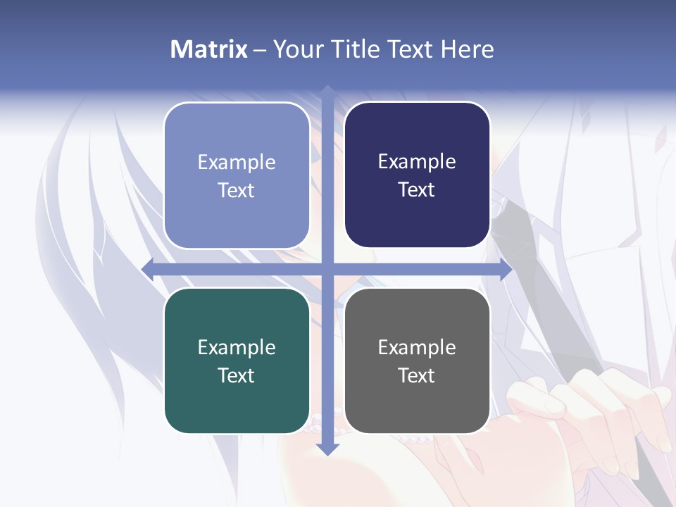 A Couple Kissing In Front Of A White Background PowerPoint Template