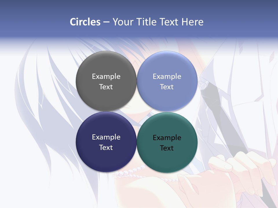 A Couple Kissing In Front Of A White Background PowerPoint Template