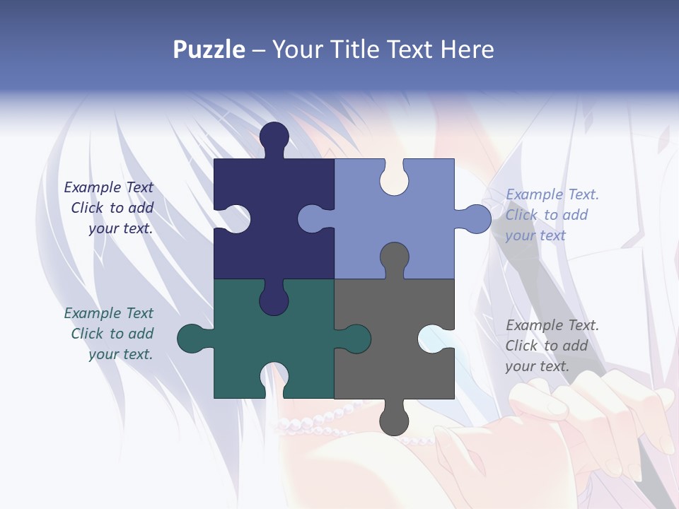 A Couple Kissing In Front Of A White Background PowerPoint Template