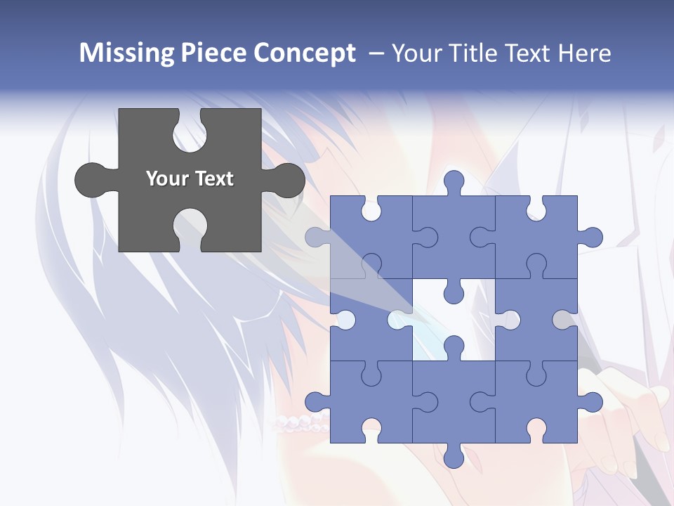 A Couple Kissing In Front Of A White Background PowerPoint Template