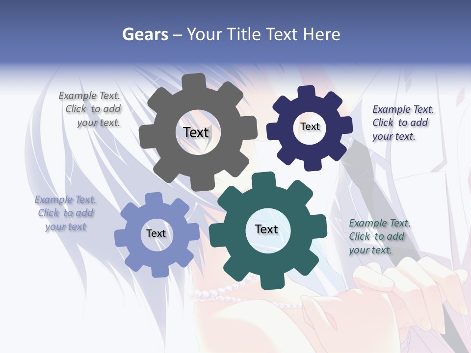 A Couple Kissing In Front Of A White Background PowerPoint Template