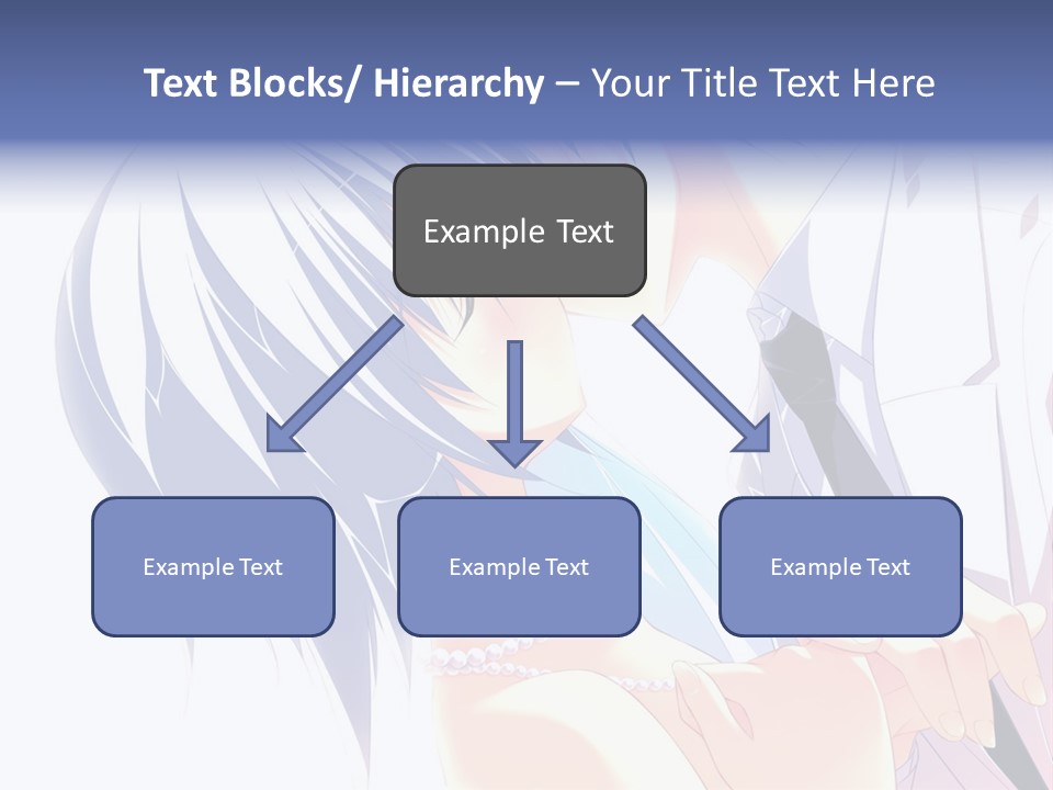 A Couple Kissing In Front Of A White Background PowerPoint Template