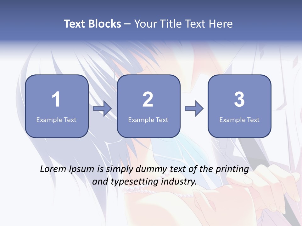 A Couple Kissing In Front Of A White Background PowerPoint Template