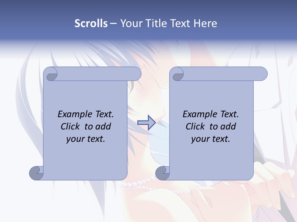 A Couple Kissing In Front Of A White Background PowerPoint Template