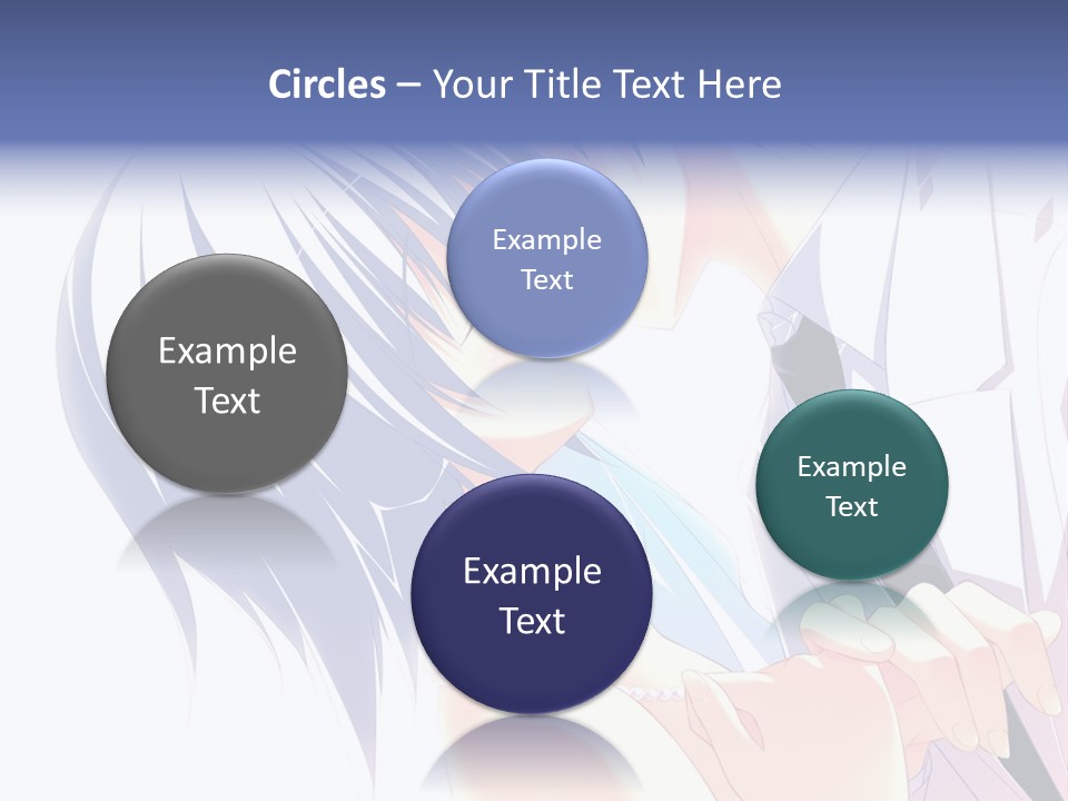 A Couple Kissing In Front Of A White Background PowerPoint Template