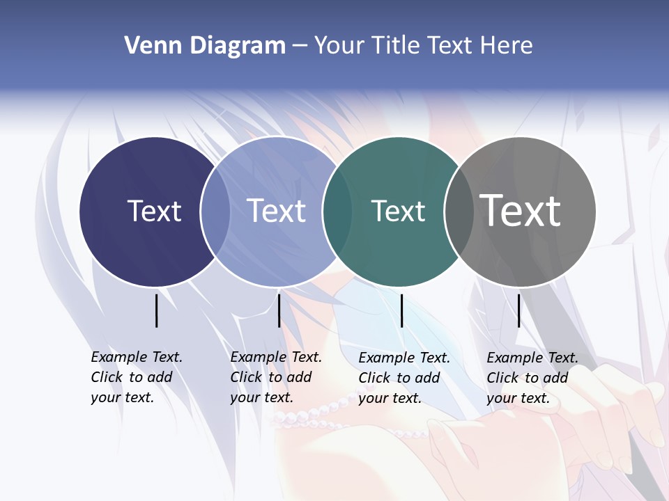 A Couple Kissing In Front Of A White Background PowerPoint Template