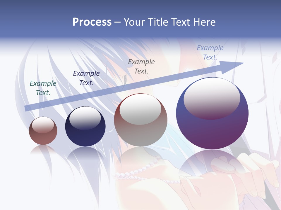 A Couple Kissing In Front Of A White Background PowerPoint Template