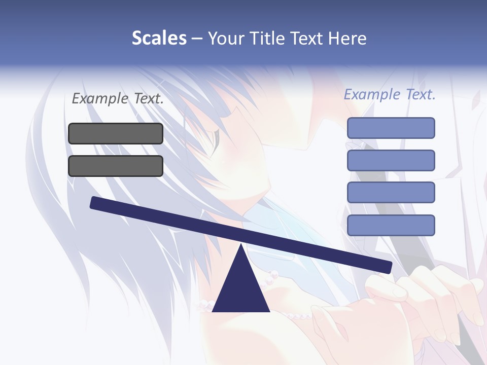 A Couple Kissing In Front Of A White Background PowerPoint Template