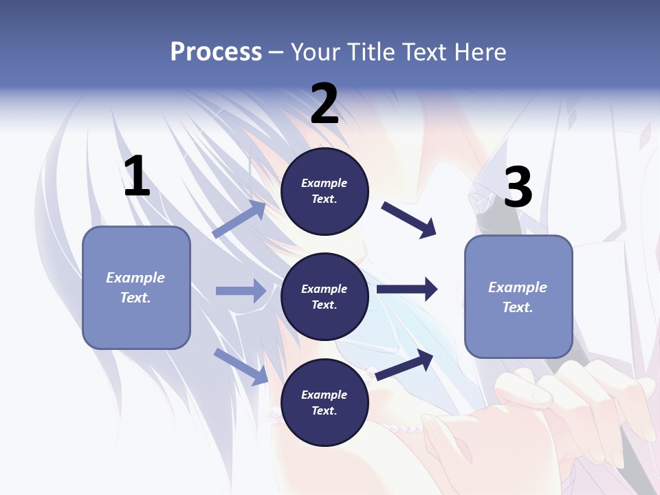 A Couple Kissing In Front Of A White Background PowerPoint Template