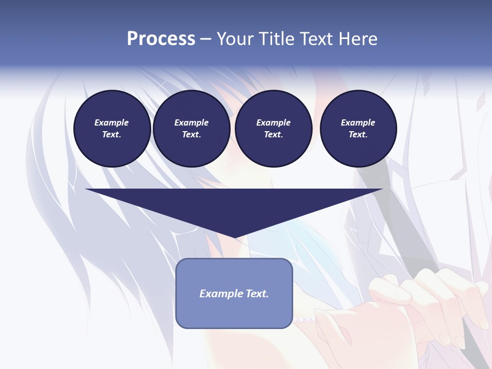 A Couple Kissing In Front Of A White Background PowerPoint Template