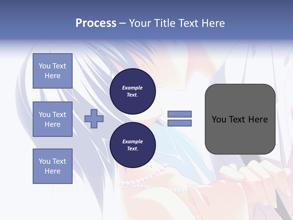 A Couple Kissing In Front Of A White Background PowerPoint Template