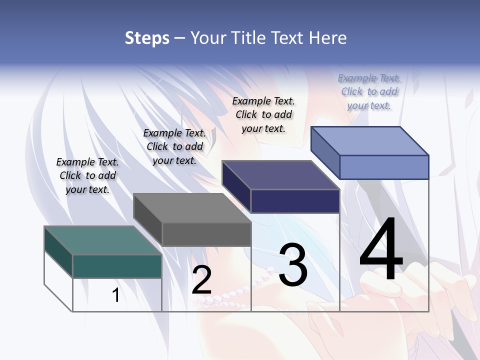 A Couple Kissing In Front Of A White Background PowerPoint Template