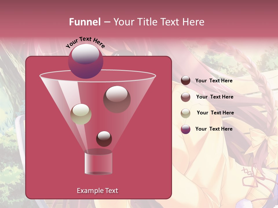 A Girl Sitting On A Bench Eating A Piece Of Food PowerPoint Template