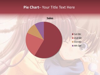 A Couple Of Anime Girls Hugging Each Other PowerPoint Template