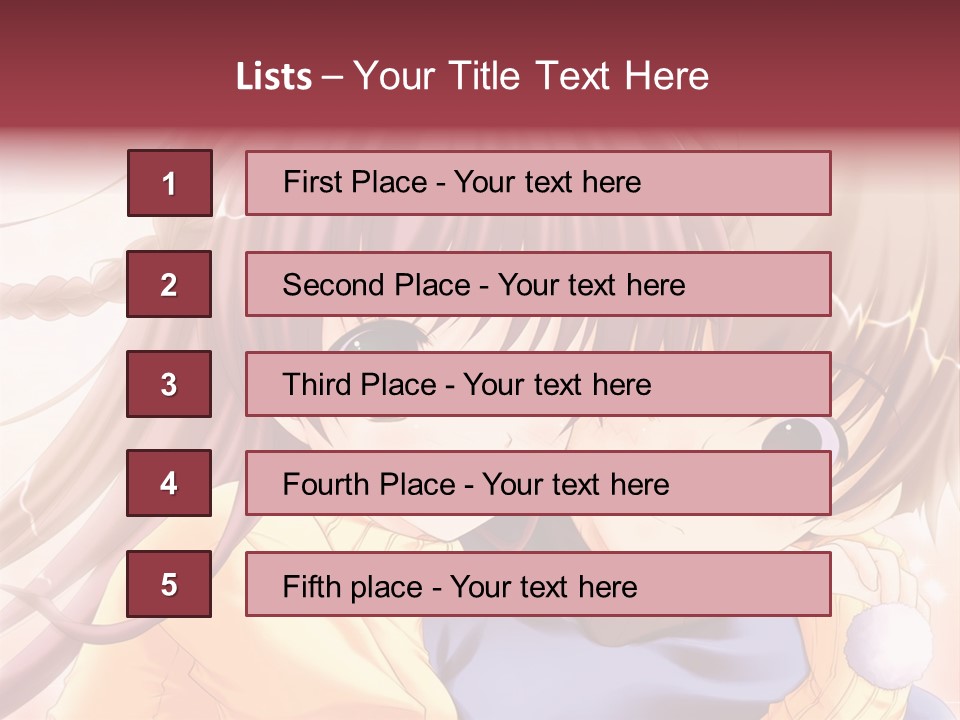 A Couple Of Anime Girls Hugging Each Other PowerPoint Template