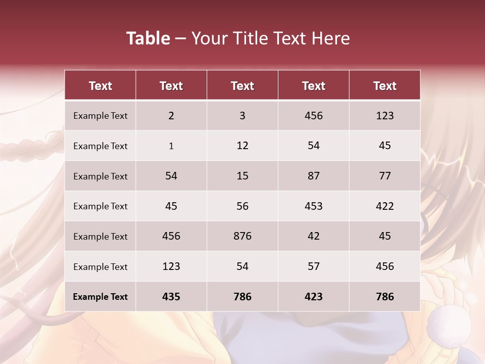 A Couple Of Anime Girls Hugging Each Other PowerPoint Template
