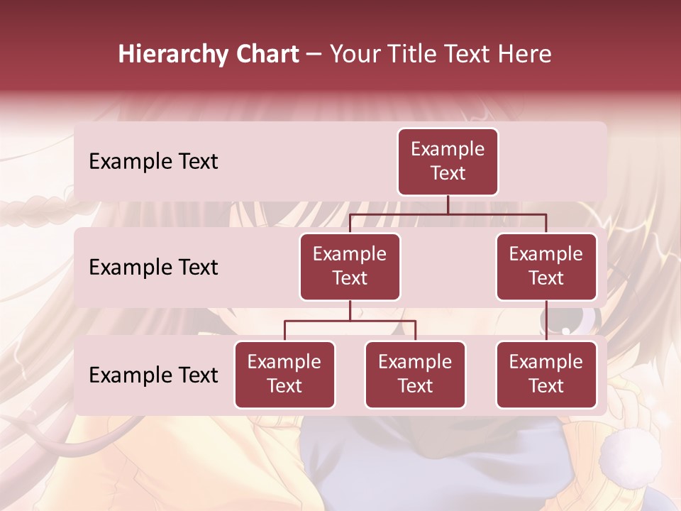 A Couple Of Anime Girls Hugging Each Other PowerPoint Template