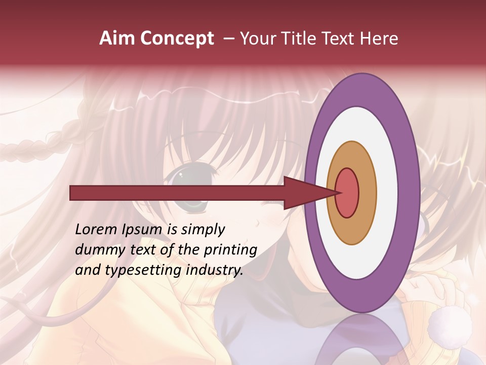 A Couple Of Anime Girls Hugging Each Other PowerPoint Template