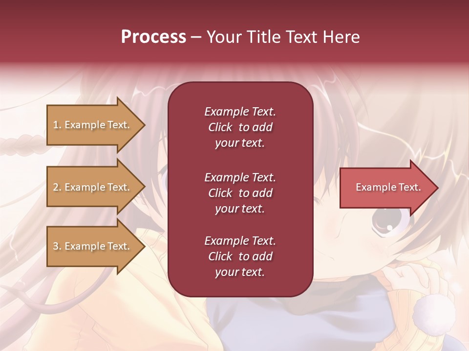 A Couple Of Anime Girls Hugging Each Other PowerPoint Template