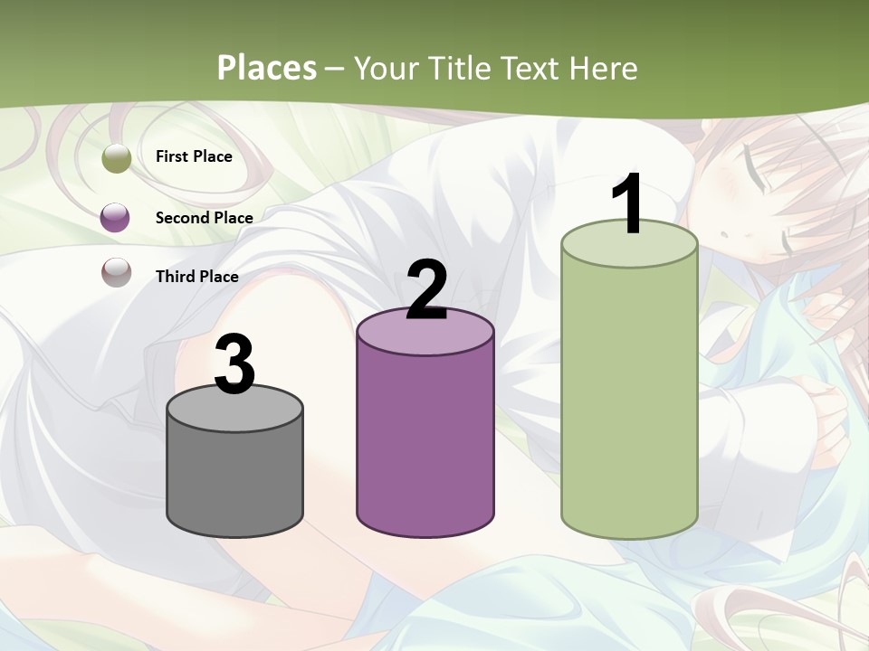 A Person Laying On A Bed With A Pillow PowerPoint Template