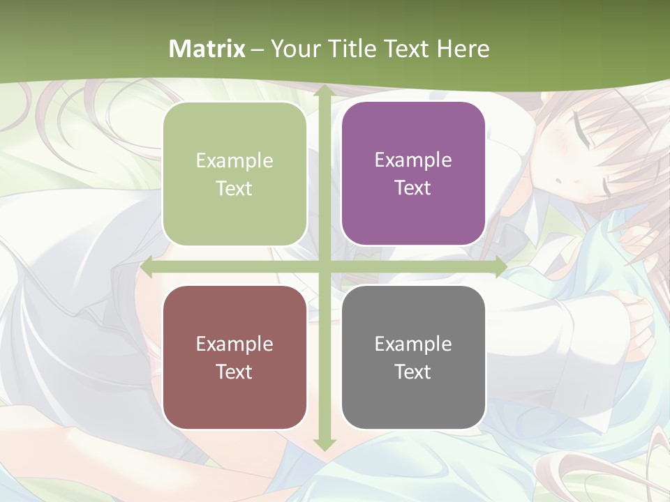 A Person Laying On A Bed With A Pillow PowerPoint Template