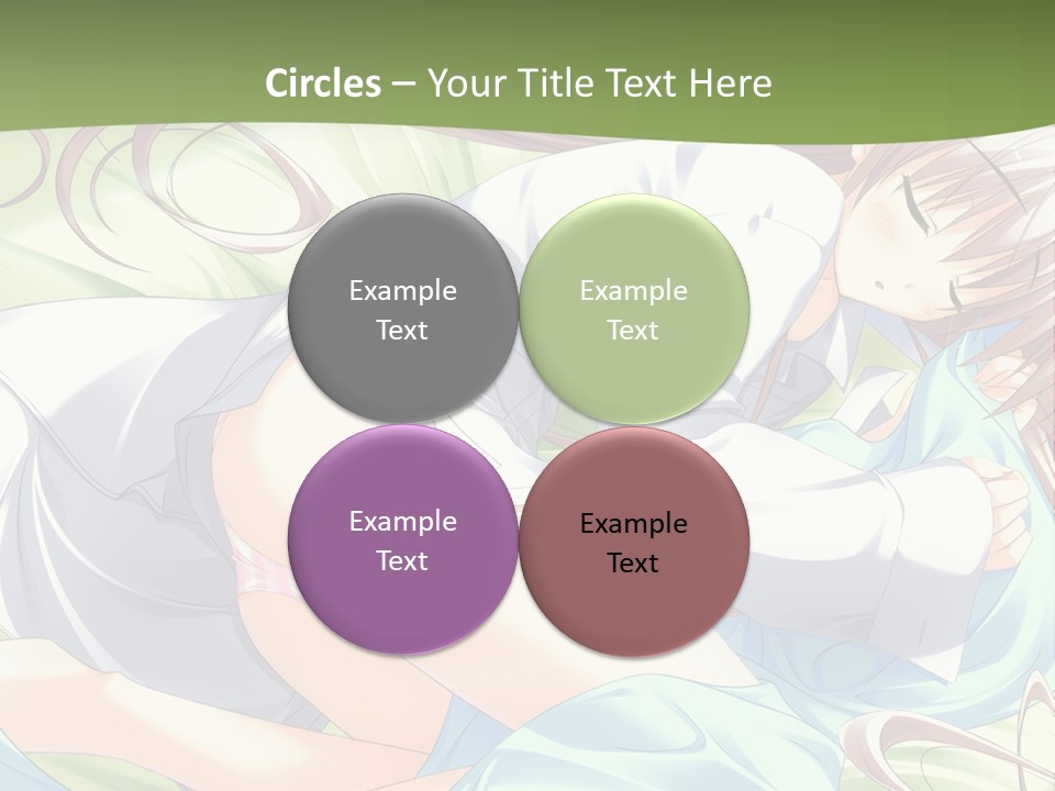 A Person Laying On A Bed With A Pillow PowerPoint Template