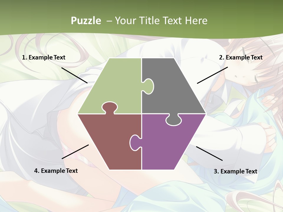 A Person Laying On A Bed With A Pillow PowerPoint Template