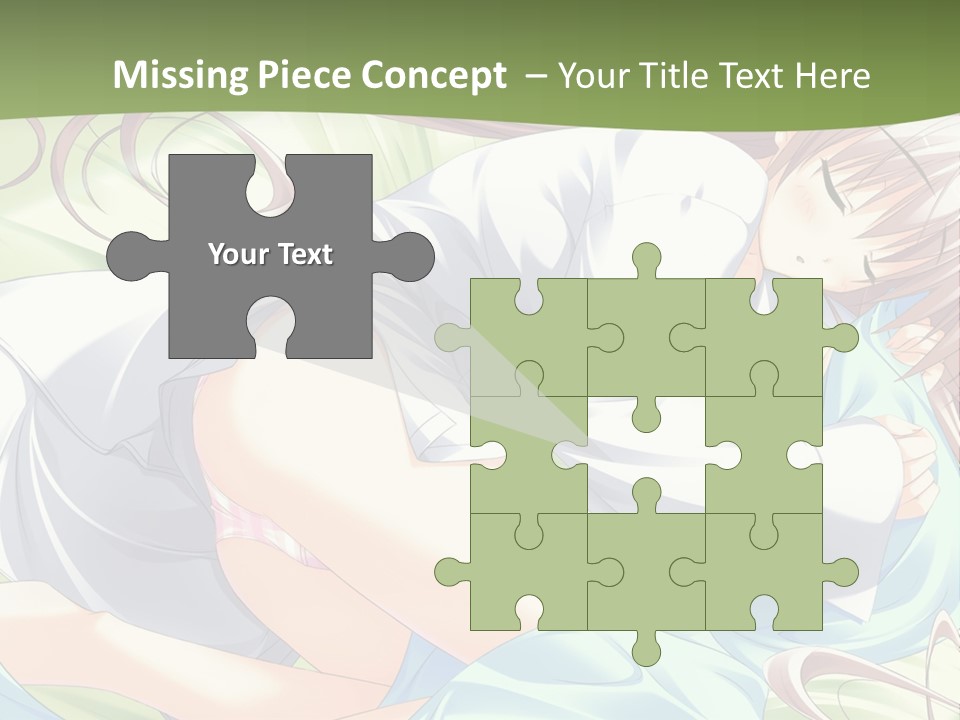 A Person Laying On A Bed With A Pillow PowerPoint Template