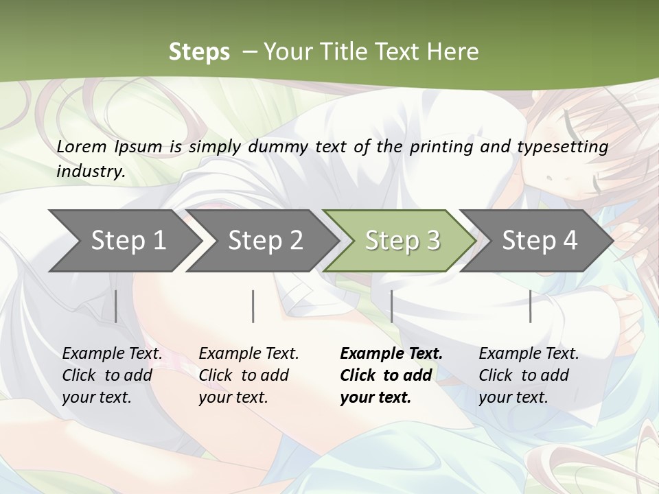 A Person Laying On A Bed With A Pillow PowerPoint Template