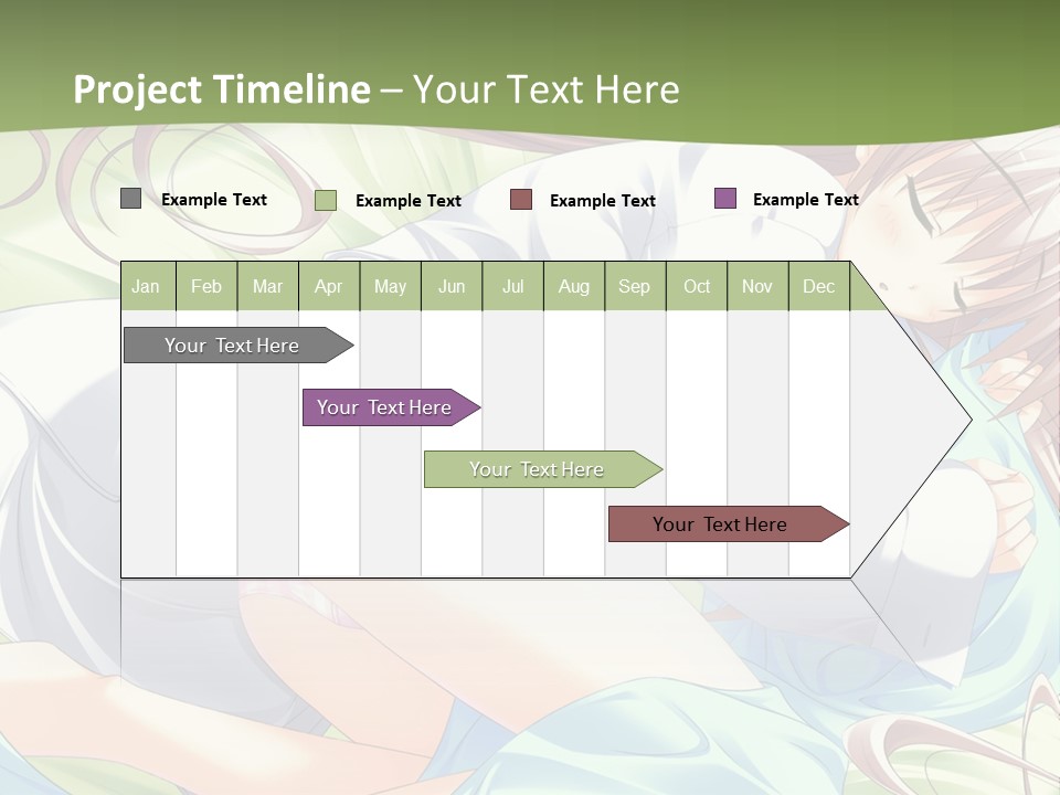 A Person Laying On A Bed With A Pillow PowerPoint Template